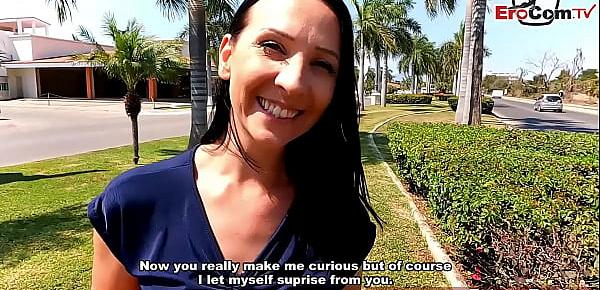 ERST FLIRTEN DANN FICKEN - Echtes EroCom Date im Urlaub mit deutscher Schlampe POV